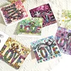 6pcs lieben diy diamant kunst grußkarten dankkarten und feiertagssegen