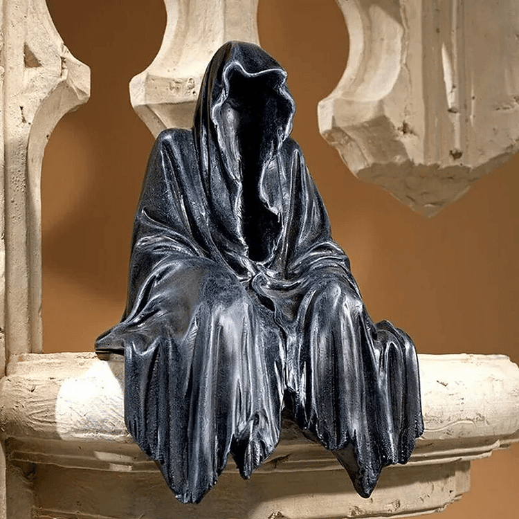🔥 Last Day Promotion 49% OFF-Grim Reaper Sitting Bookshelf Decor