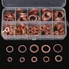 200Pcs Motorcycle Sump Flat Sealing Spacers Metric Sealing Washer Assortment Set