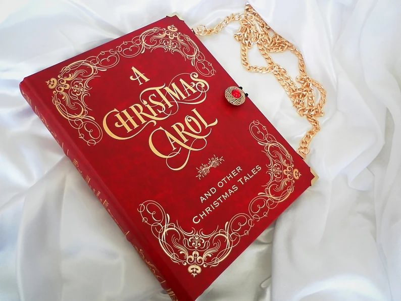 📖Book Cover Bag🥳 Christmas Carol