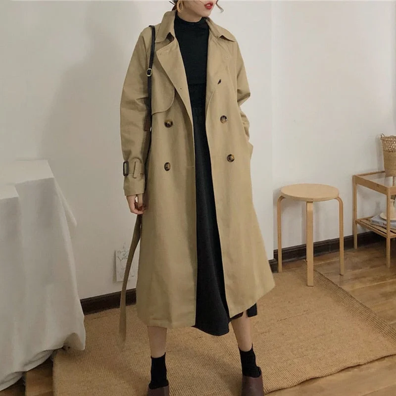 Mazefeng New Women Trench Cheap wholesale autumn winter Hot selling women's fashion casual Ladies work wear nice Coats