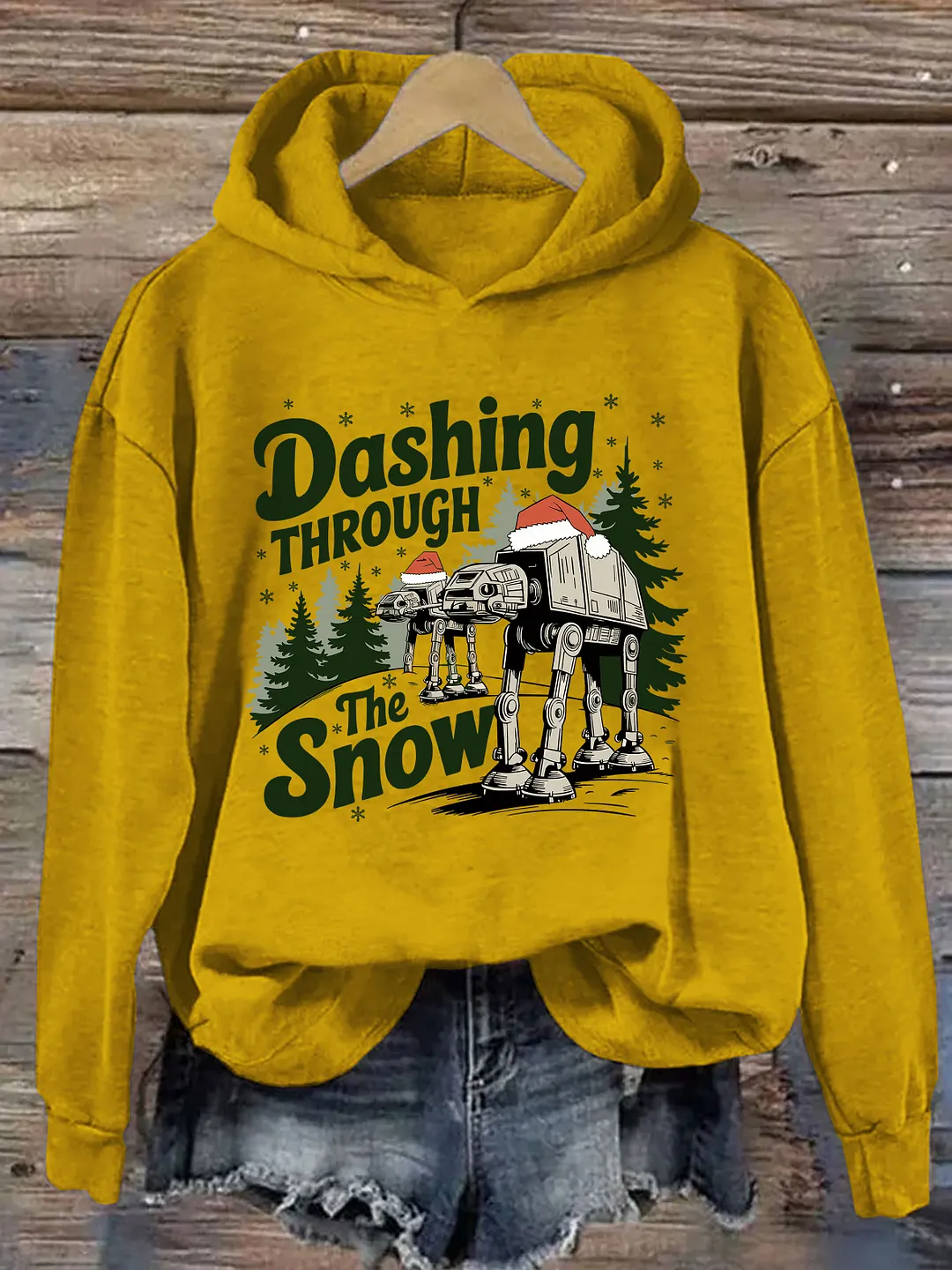 Dashing Through The Snow Christmas Hoodie