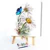 Butterfly Flower-Paint by Numbers Acrylic Painting 40*40CM