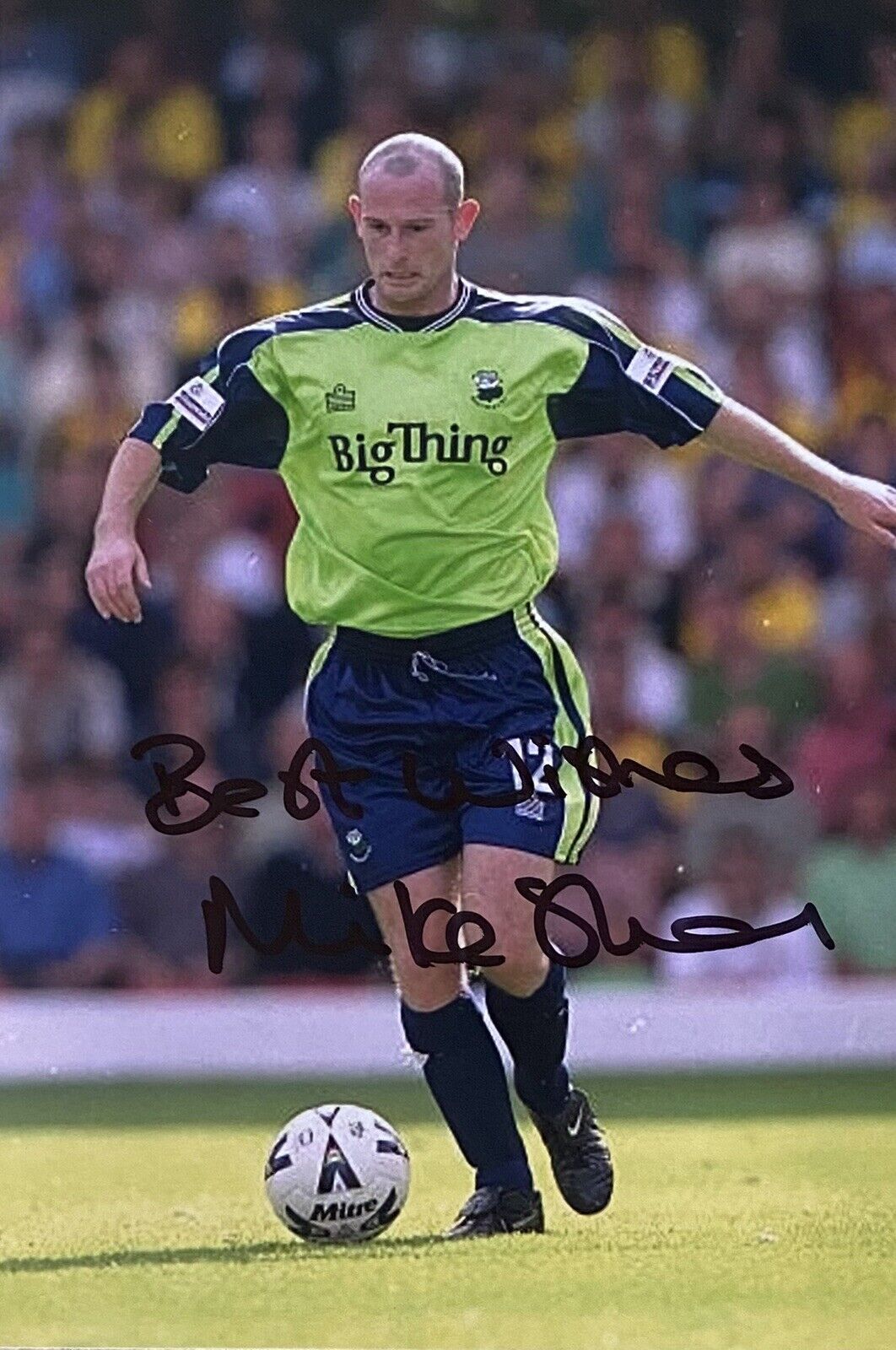 Mike Sheron Genuine Hand Signed Barnsley 6X4 Photo Poster painting