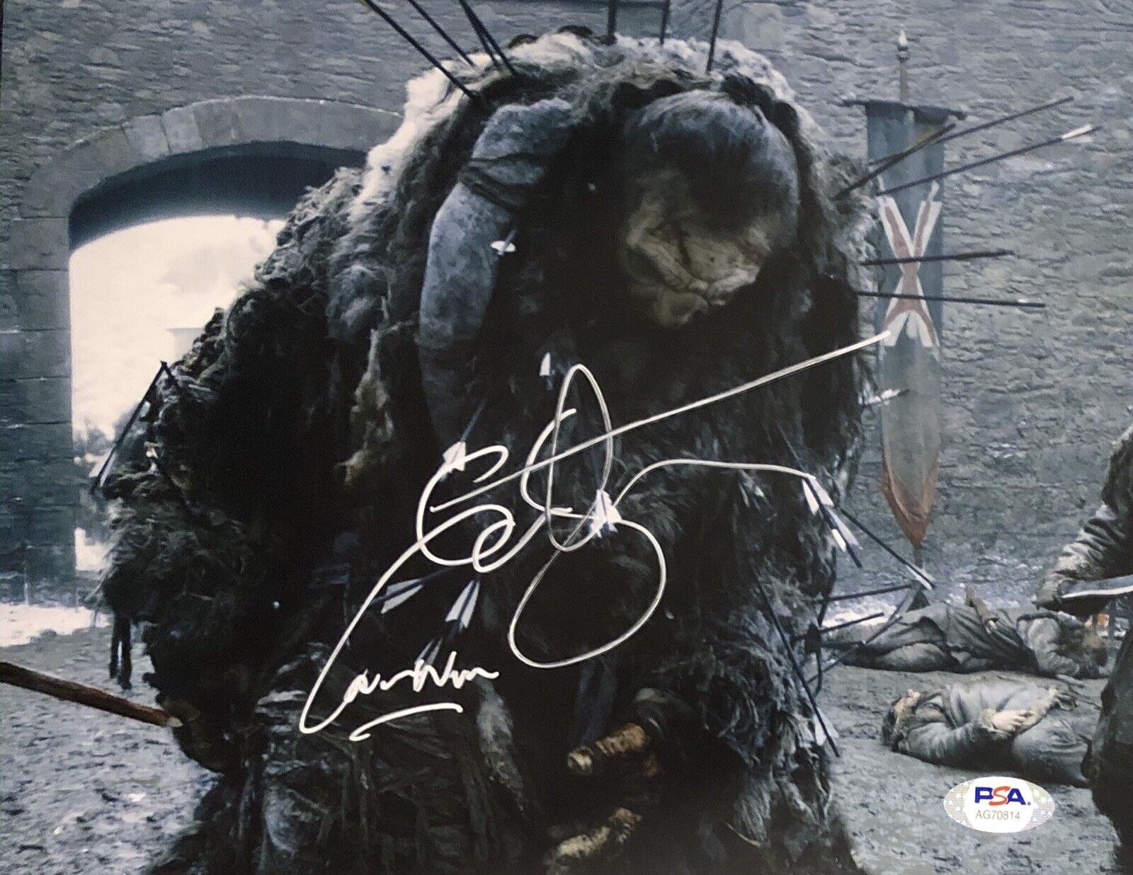 Ian Whyte Signed Autographed Game Of Thrones 8x10 Photo Poster painting Wun Wun Psa/Dna