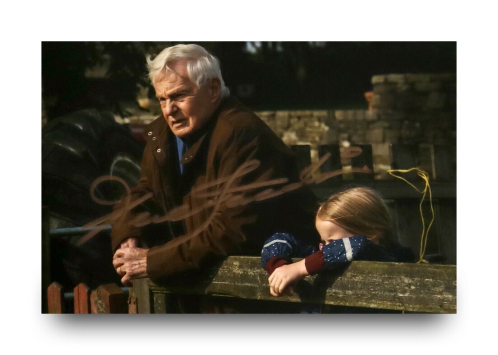 Derek Jacobi Signed 6x4 Photo Poster painting Doctor Who Last Tango In Halifax Autograph + COA