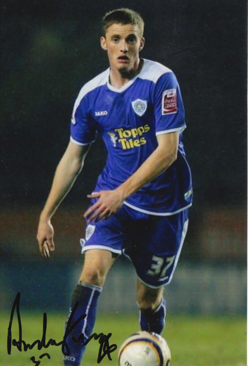 LEICESTER CITY HAND SIGNED ANDY KING 6X4 Photo Poster painting.