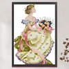 (Multi Style)Queen Of Seasons-Full Embroidery 2 Strands 14CT Stamped Cross Stitch-41*59CM