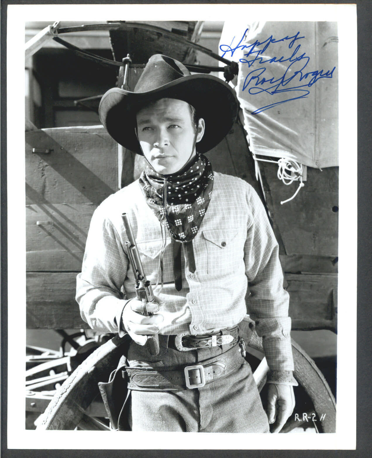 Roy Rogers- Signed Vintage Celebrity Autograph Photo Poster painting - Western Cowboy Legend