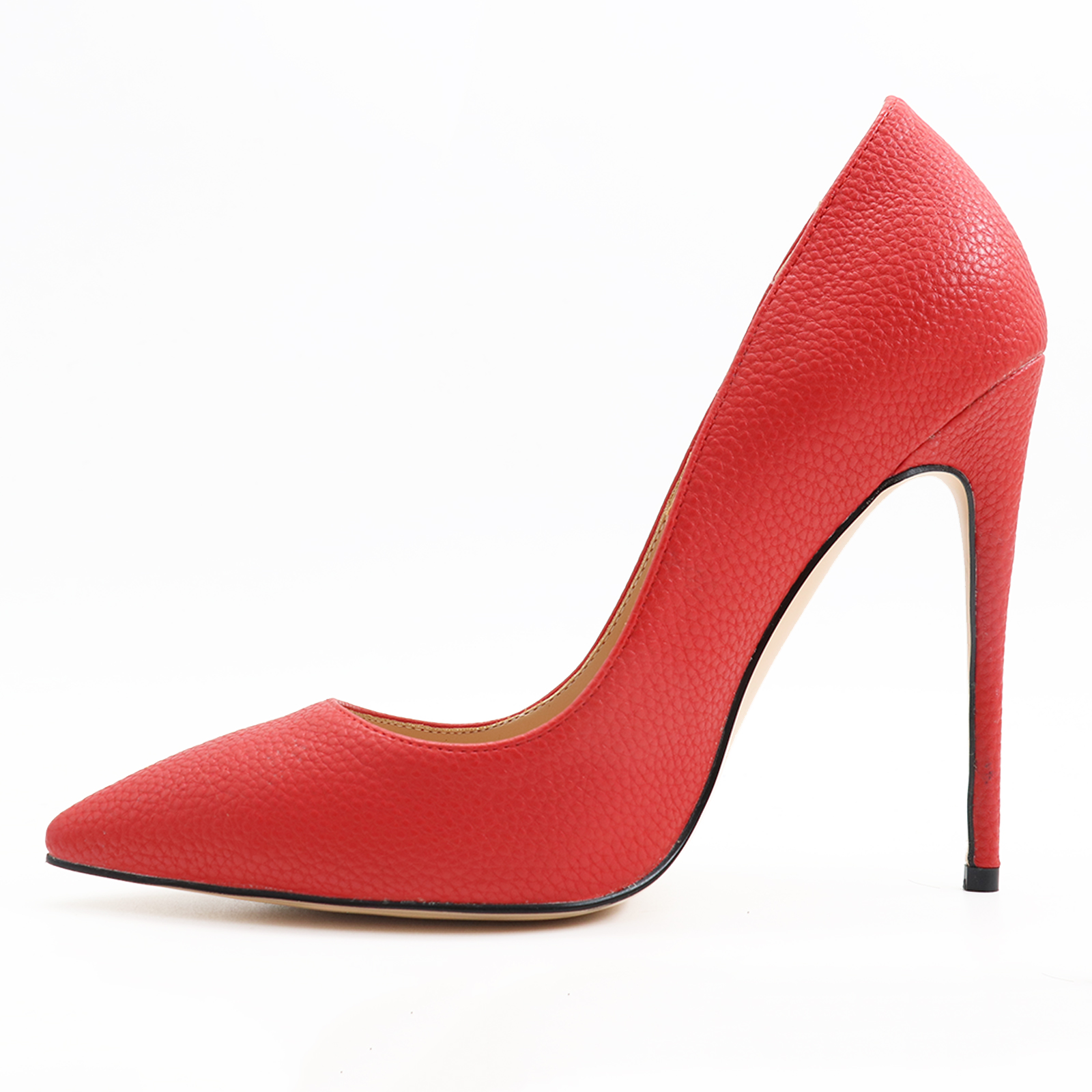 120mm Pattern Look Heels Party Red Line Pumps-vocosishoes