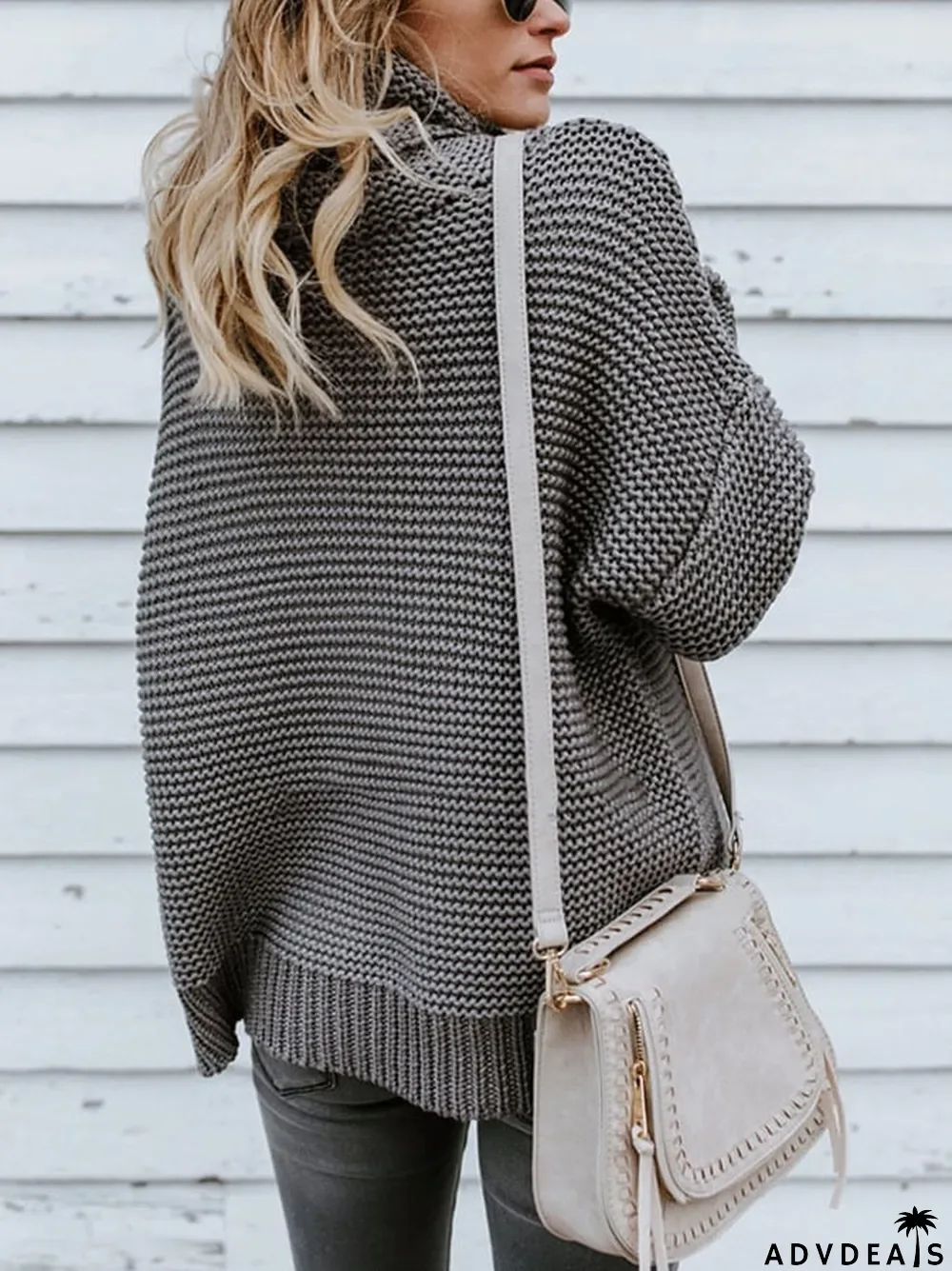 women's turtleneck casual sweater