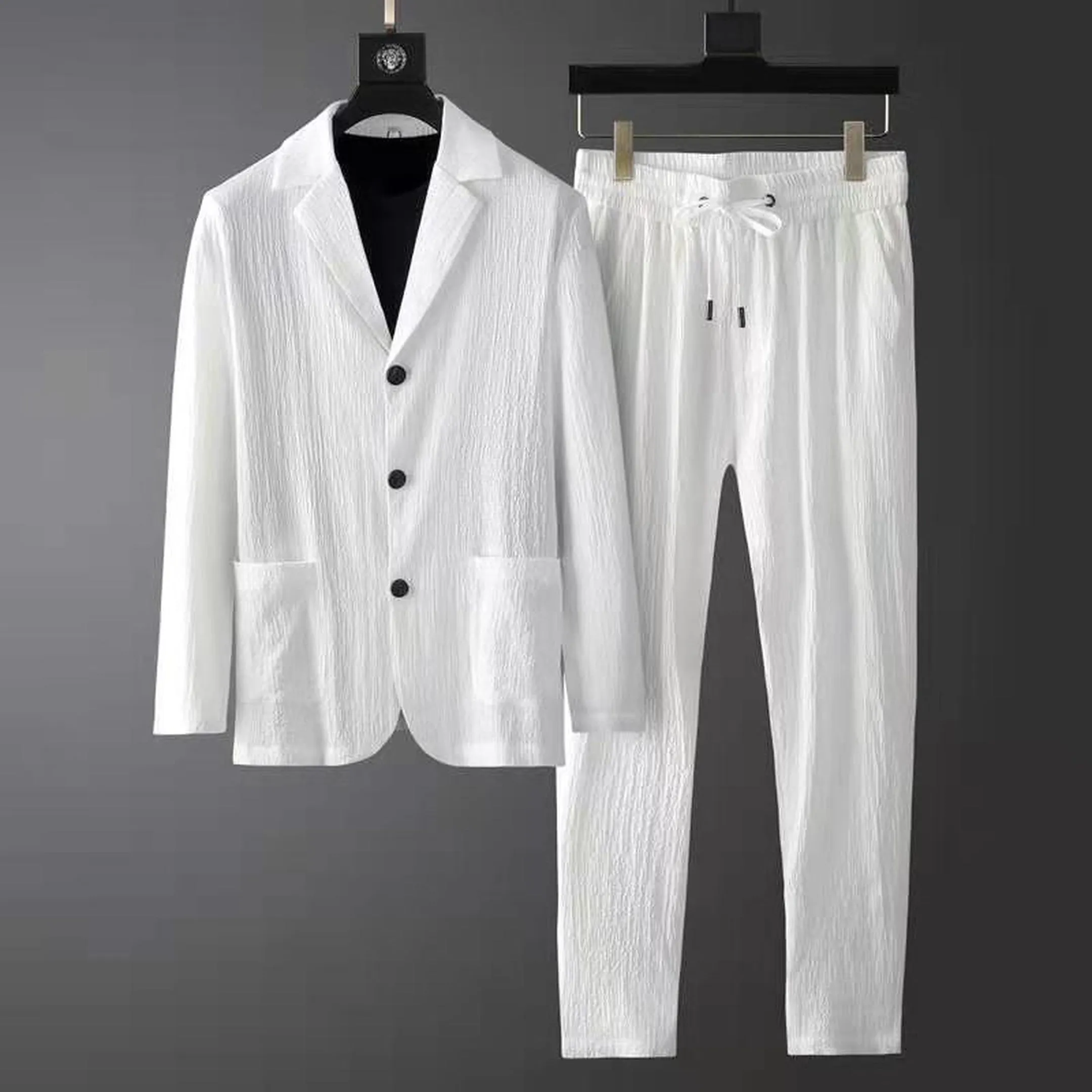 Men's Linen Blend Co-ord Set &ndash; Relaxed Two-Piece Ensemble