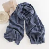 Autumn Winter Warm Floral Tassels Shawl Scarf