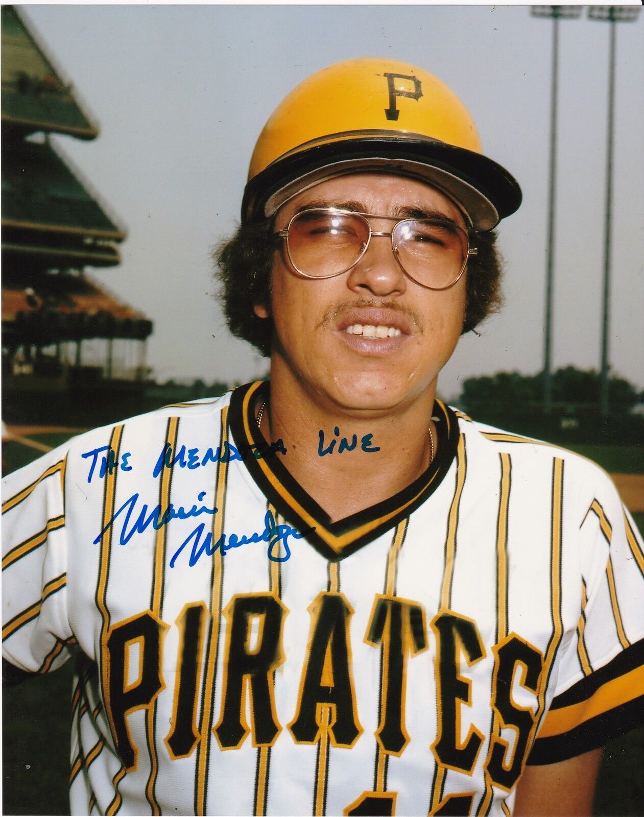 MARIO MENDOZA PITTSBURGH PIRATES THE MENDOZA LINE