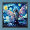 Diamond Painting-DIY Full Round Drill Butterfly Girl(40x40cm)