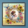 5D DIY Partial Special Shaped Drill Diamond Painting Mother Kid Kit Decor30x30cm