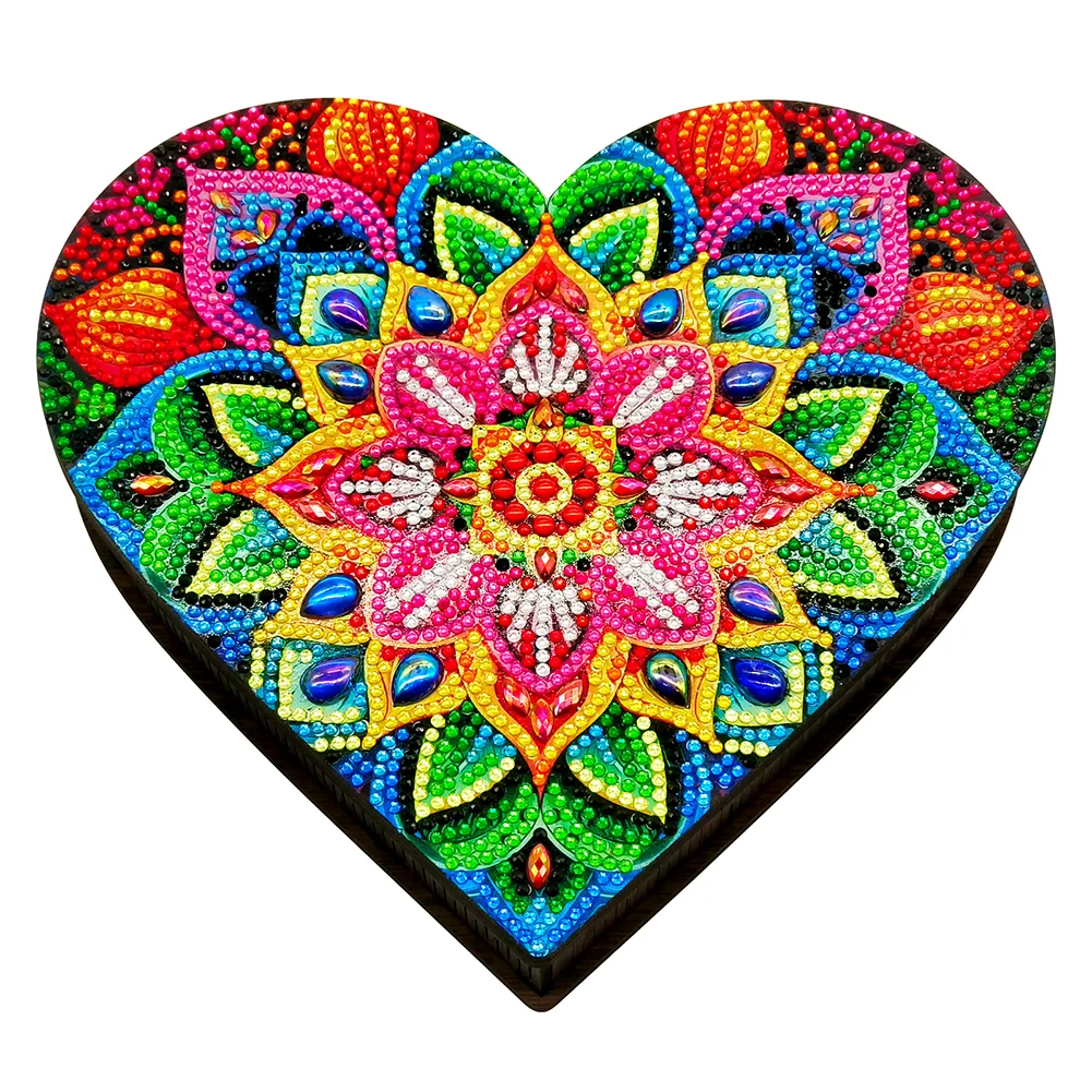 Mandala Heart Art Diamond Painting 