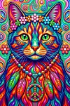 Luxury AB Velvet Diamond Painting Kit - Cat