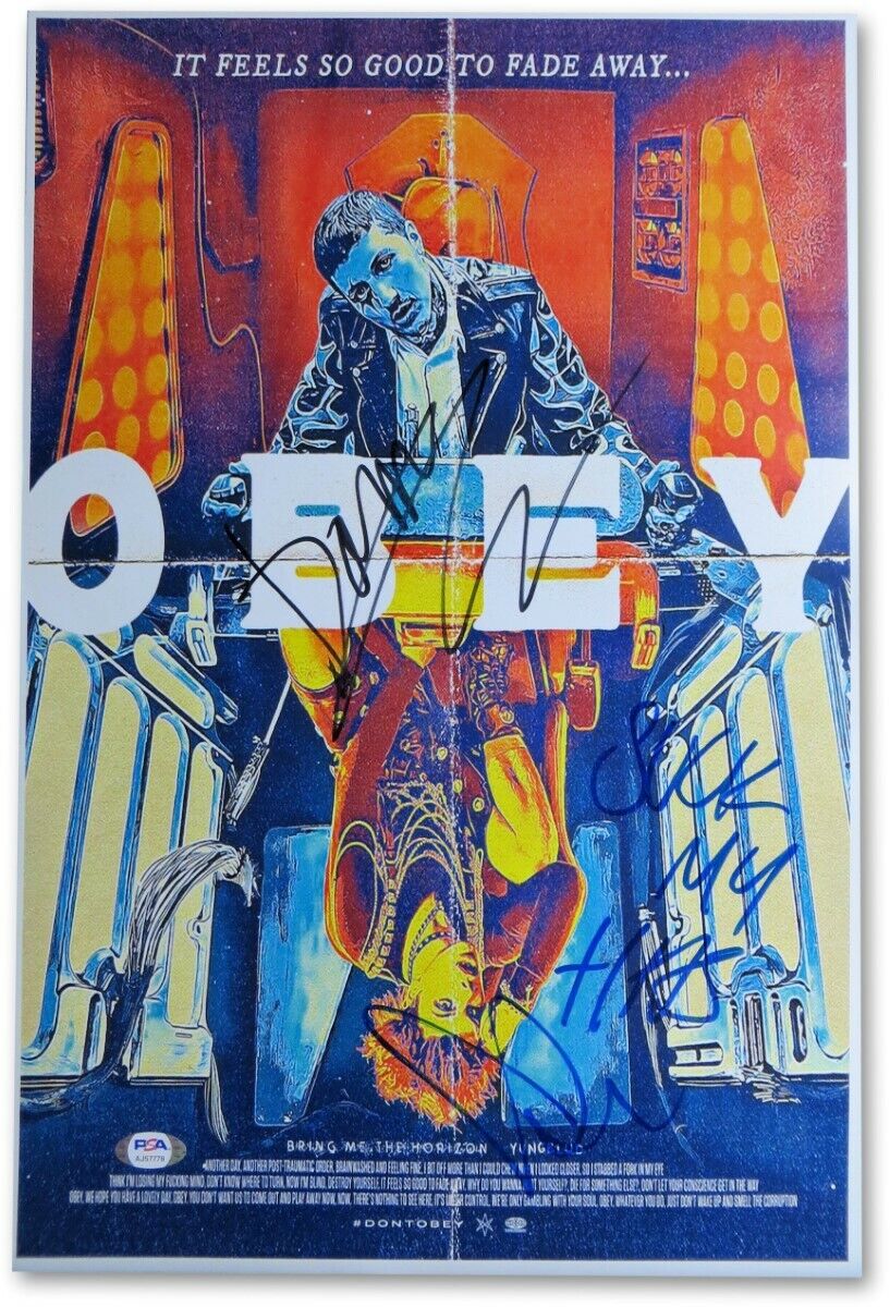 Yungblud Signed Autographed 12X18 Photo Poster painting Obey Poster PSA AJ57778