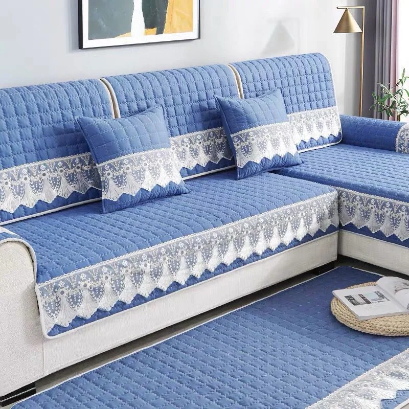 Nigikala Season Corner Sofa Cushion Plaid Non-slip Sofa Cover Protector Chaise Couch Cover 1/2/3/4-seater Sofá Towel for Living Room