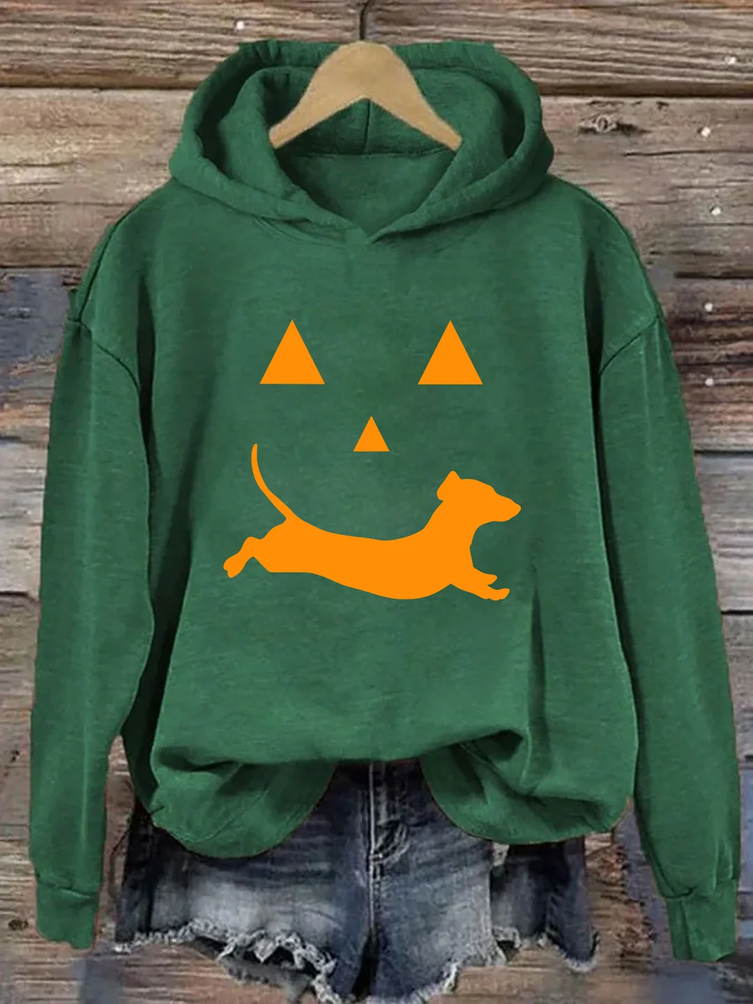 Dachshund And Halloween Hoodie