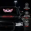 Dynamic Breathing Solar LED Car Window Warning Light Demon Eye