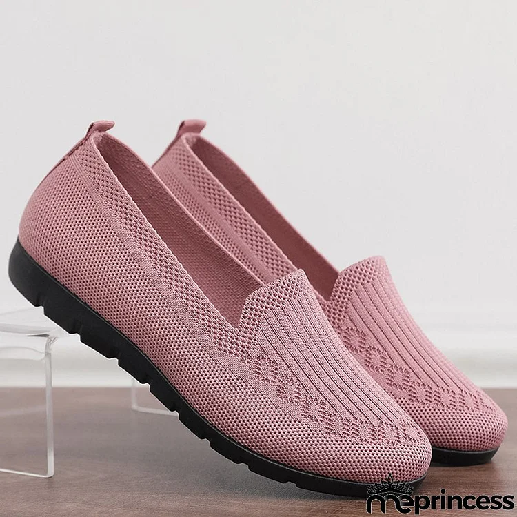 ??Last Day 49% OFF -Women's Stylish Knit Mesh Slip-on Sneakers