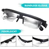 -6D To +3D Auto Adjusting Reading Glasses Focal Length Correction Myopia Glasses