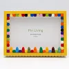 DIY Building Block Photo Frame Kit,Creative Handmade Assembled Photo Frame Handmade Craft Gift Home Tabletop Display Decor