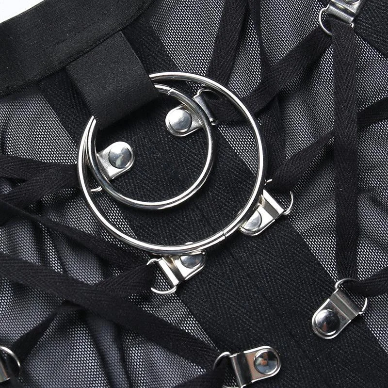 Brownm Backless Halter Top