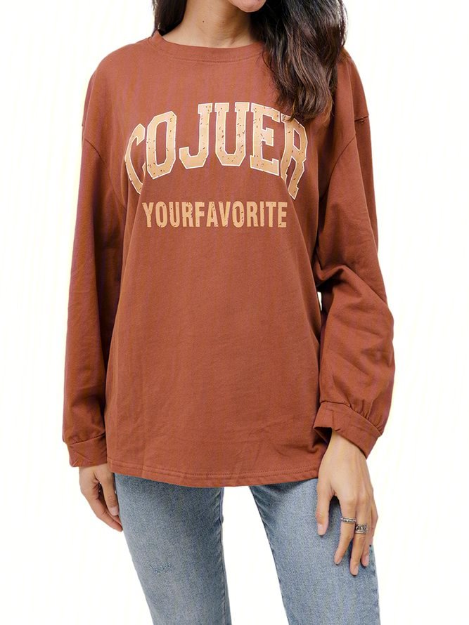 Brown Cotton Casual Shirts & Tops
