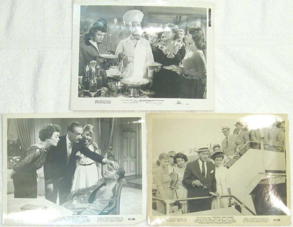 CLIFTON WEBB 8x10 Photo Poster paintingGRAPH LOT nice small collection (3) VINTAGE STUDIO STILLS