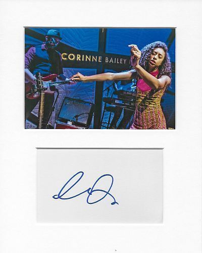 Corinne Bailey Rae music genuine authentic autograph signature and Photo Poster painting AFTAL