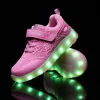 Boys Girls Led Light Up Casual Shoes