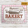 Personalized Bakery Fresh Daily Custom Classic Metal Signs