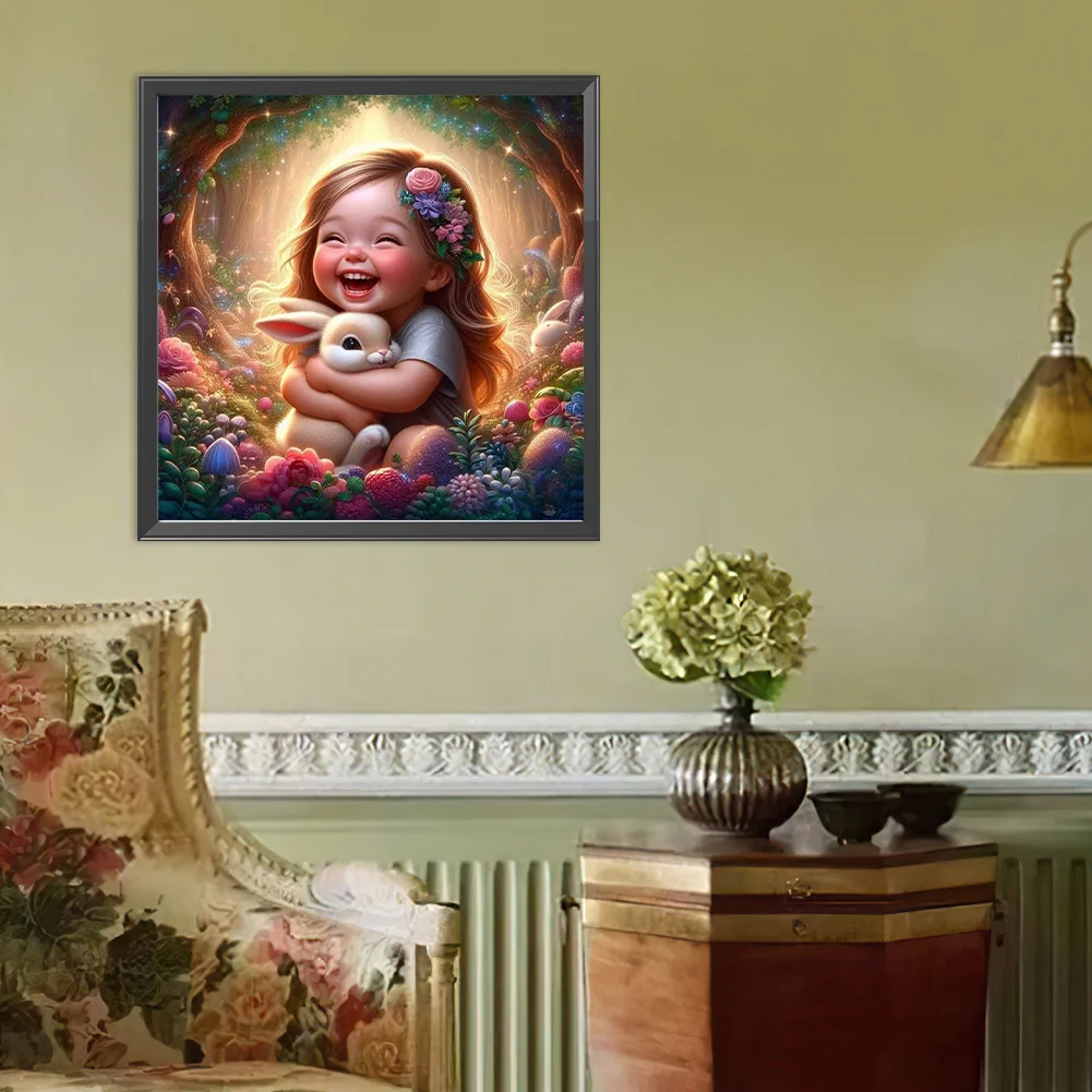 DIY Paint By Number 40*40cm - Bunny Girl