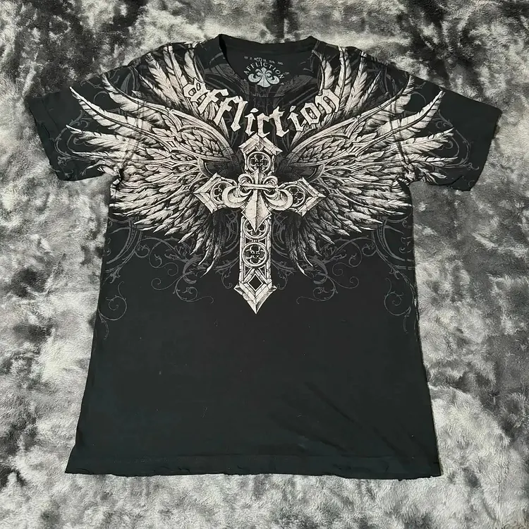 American Retro Graphic Oversized T-shirt