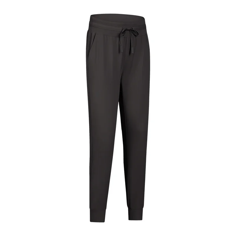 Solid color quick-drying jogging pants