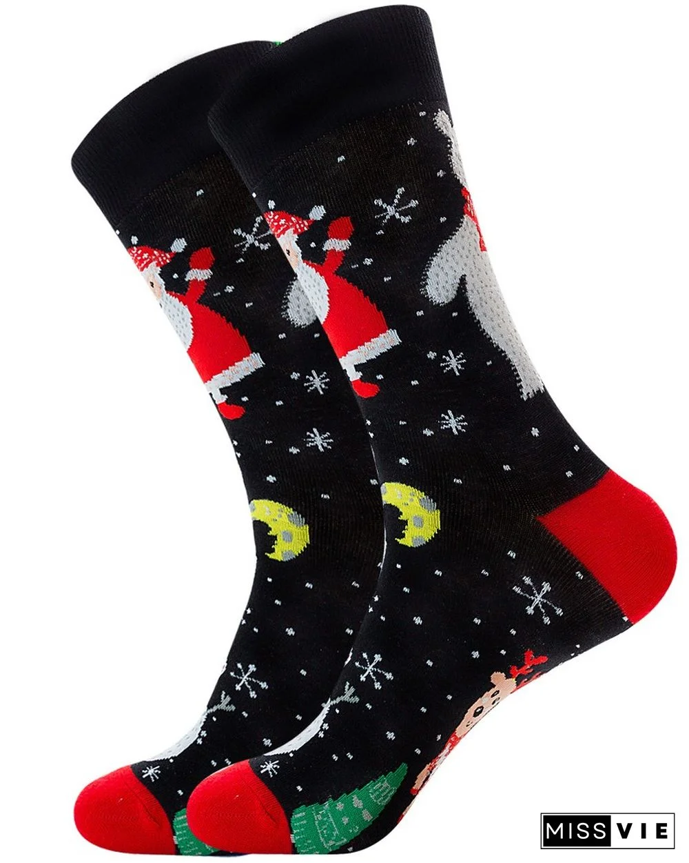 Christmas Mixed Print Men Socks