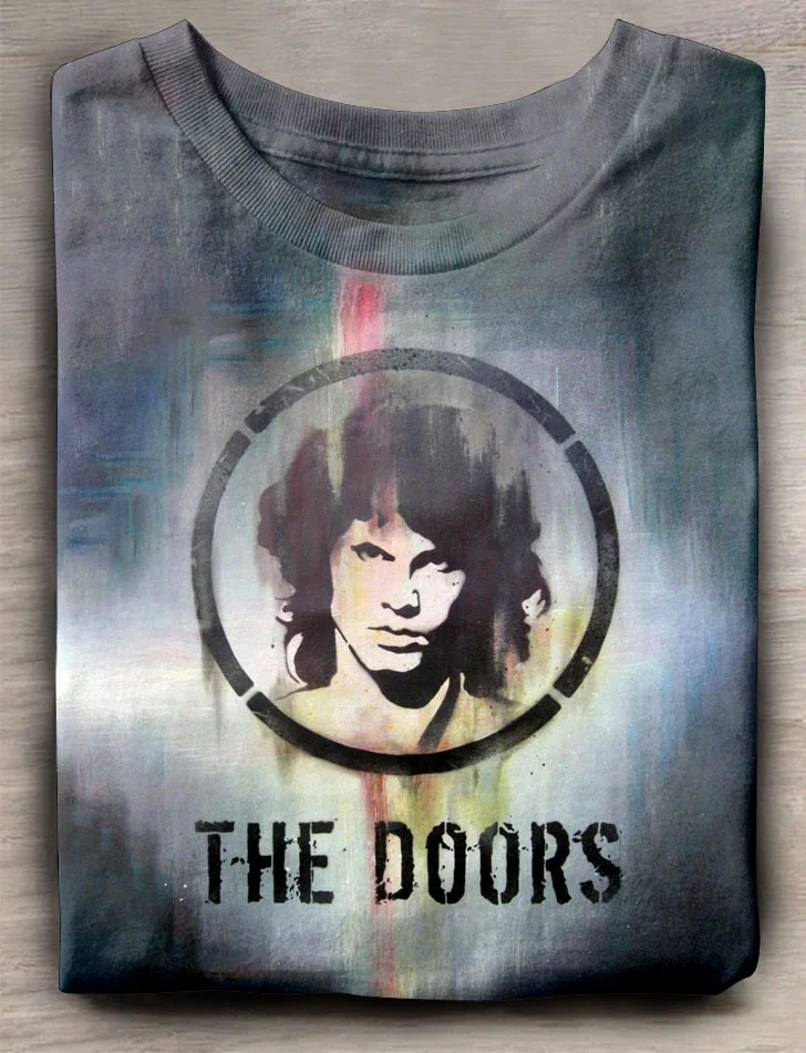 Teecade Teecade The Doors Art Print T-shirt