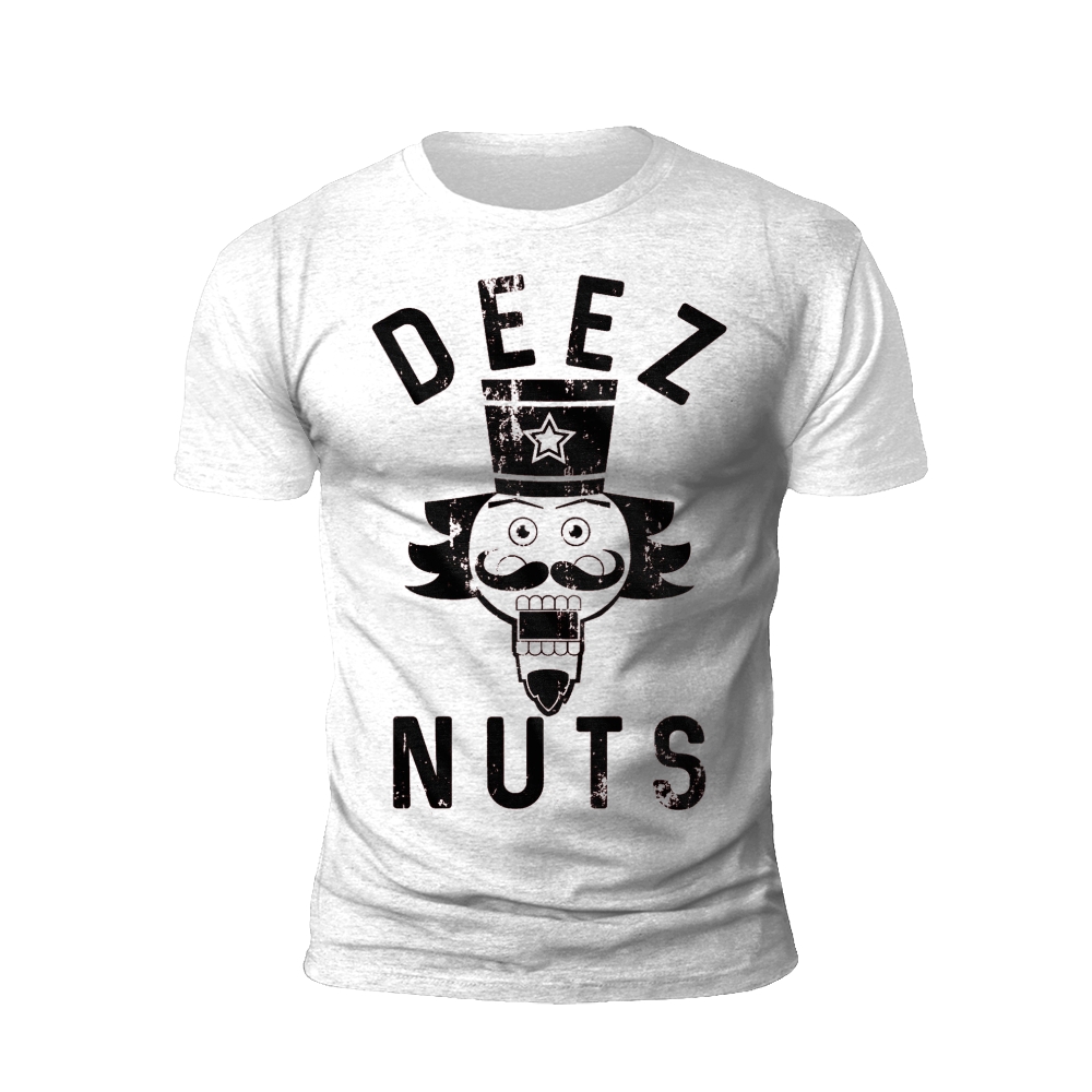 Comical Commander: 'Deez Nuts' - Military Humor T-Shirt