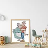 (Counted/Stamped) 14CT Old Married Couple - Cross Stitch 19*25cm/7.48*9.84in(Brand)
