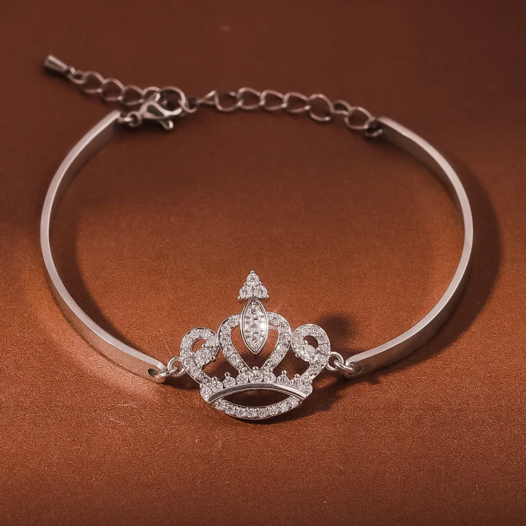For Love - You Are My Queen Forever Crown Bracelet