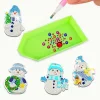 6pcs DIY Diamond Painting Keychain | snowman (Single Side)
