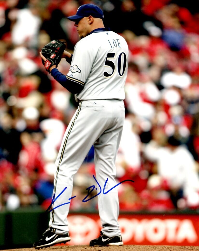 Signed 8x10 KAMERON LOE Milwaukee Brewers Autographed Photo Poster painting - COA