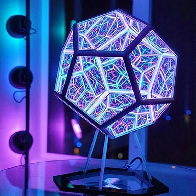 Infinity Dodecahedron Color Art Night Light