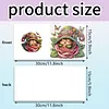 6Pcs Diamond Painting Flower Gnome Greeting Card Set with Envelopes for Birthdays Thanksgiving & Special Occasion