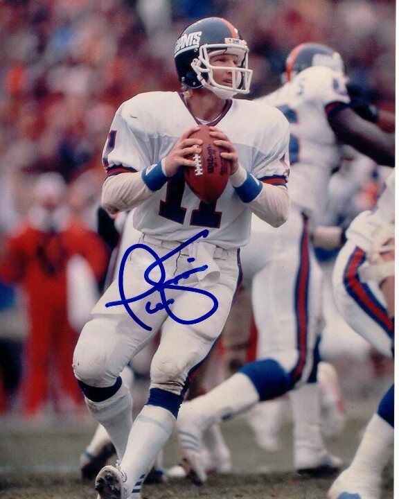 PHIL SIMMS signed autographed NFL NEW YORK GIANTS Photo Poster painting