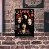 Queen - Panneaux en &eacute;tain m&eacute;tallique(20*30cm) - Musique