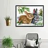 (Counted/Stamped) 11CT Lucky Rabbit - Cross Stitch 33*24cm/12.99*9.45in(Brand)